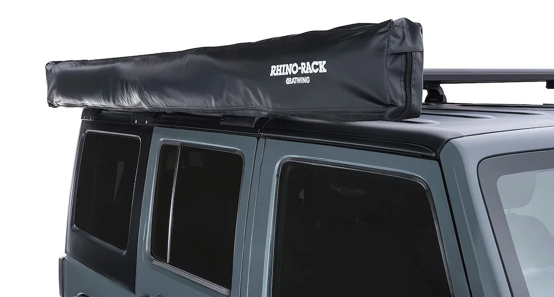SP267 – RHINO RACK Awning Cover, Storage Bag For Use With Batwing Series Polyvinyl Chloride 8 Foot Length Black